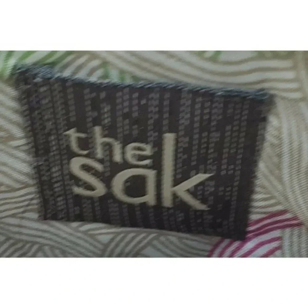 The Sak Crackle Brown Leather Suede Wristlet